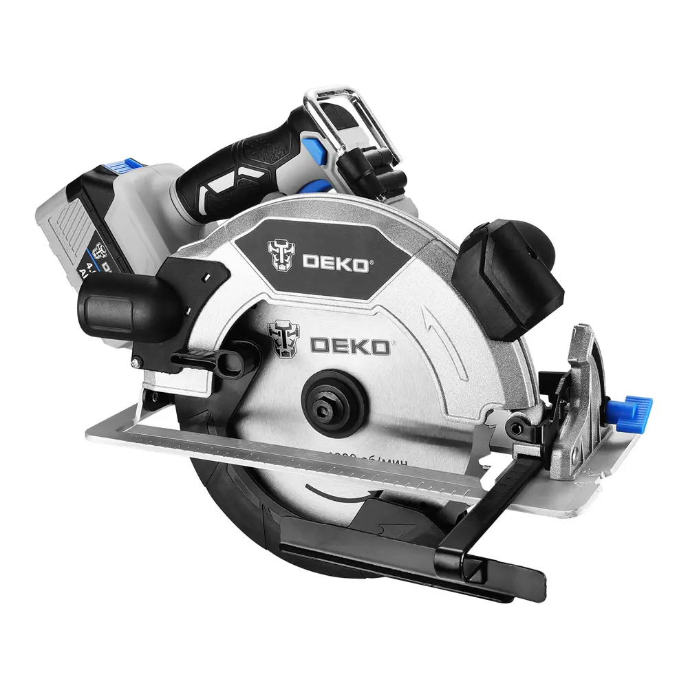 Фото Пила циркулярная аккумуляторная бесщеточная Deko KDCS20 Pro, 20 В Li-Ion 1x4 Ач, 190 мм Фото Пила циркулярная аккумуляторная бесщеточная Deko KDCS20 Pro, 20 В Li-Ion 1x4 Ач, 190 мм