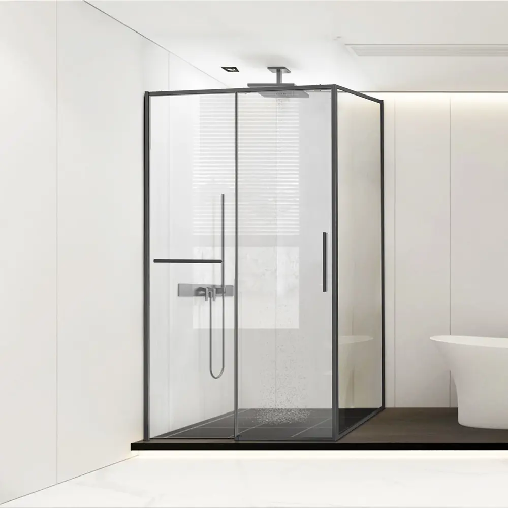 Фото Душевой уголок Vincea Slim Soft VSR-1SS8012CLGM прямоугольный 120x80см антрацит профиль эффект стекла прозрачный Фото Душевой уголок Vincea Slim Soft VSR-1SS8012CLGM прямоугольный 120x80см антрацит профиль эффект стекла прозрачный