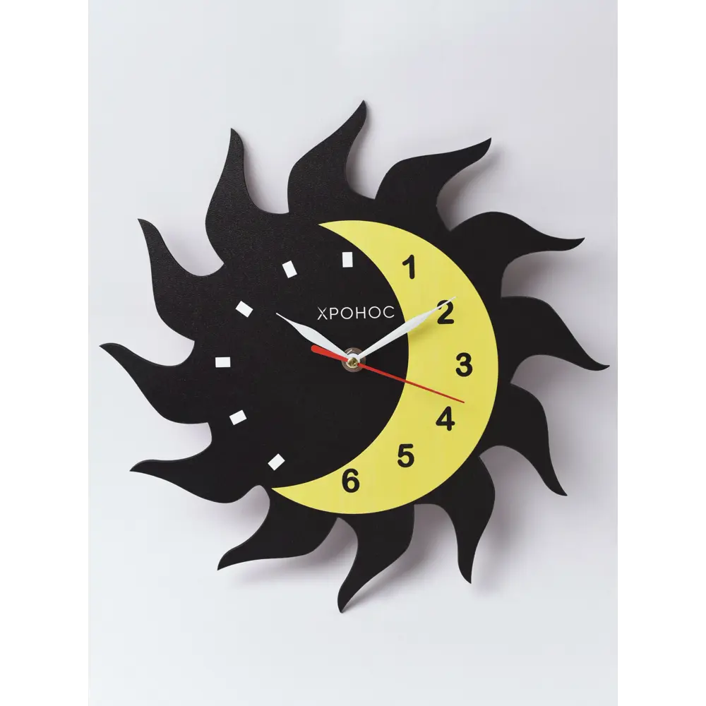 Фото Настенные часы Хронос Солнце 22 30 см