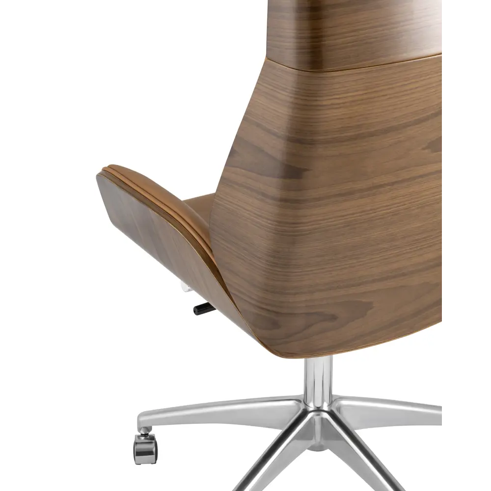 Фото 7 Офисное кресло Stool group TopChairs Crown old 60x119x64 см эко кожа цвет серебристый, коричневый Фото 7 Офисное кресло Stool group TopChairs Crown old 60x119x64 см эко кожа цвет серебристый, коричневый