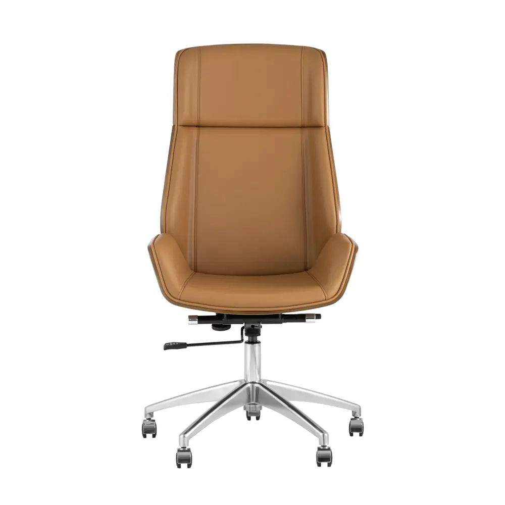 Фото 8 Офисное кресло Stool group TopChairs Crown old 60x119x64 см эко кожа цвет серебристый, коричневый Фото 8 Офисное кресло Stool group TopChairs Crown old 60x119x64 см эко кожа цвет серебристый, коричневый