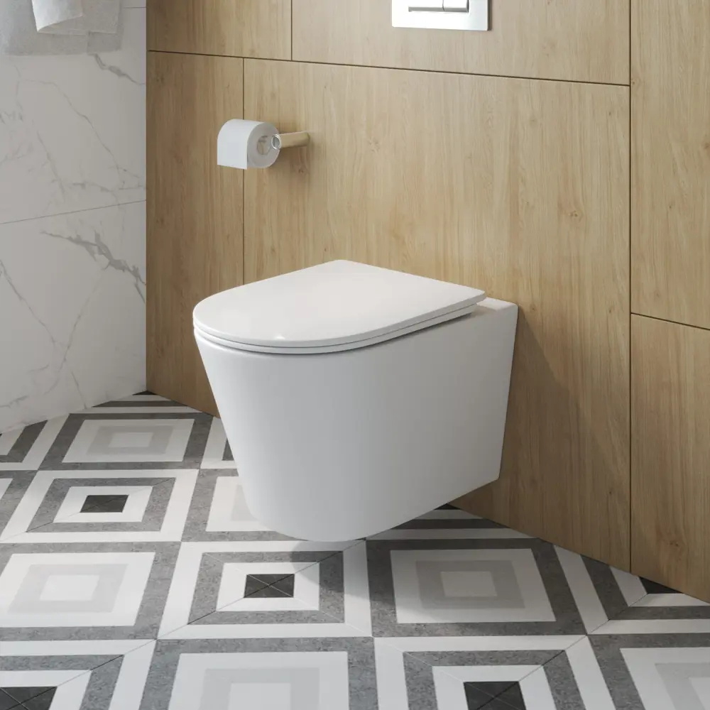 Фото Унитаз подвесной Belbagno BB5180CH-TOR/SC безободковый с сиденьем микролифт