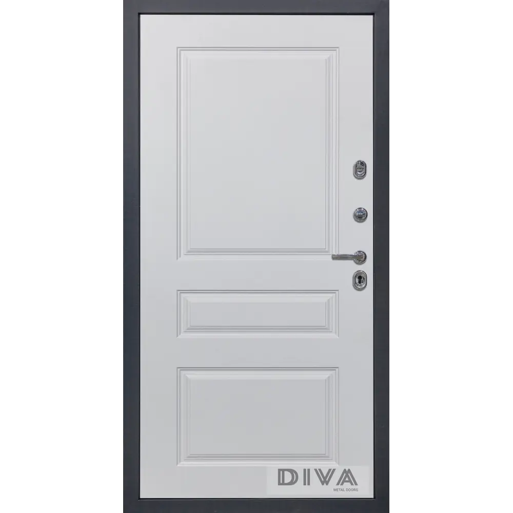Фото 2 Входная дверь Diva МД-39 205x86см правый цвет Д13 белый софт Фото 2 Входная дверь Diva МД-39 205x86см правый цвет Д13 белый софт