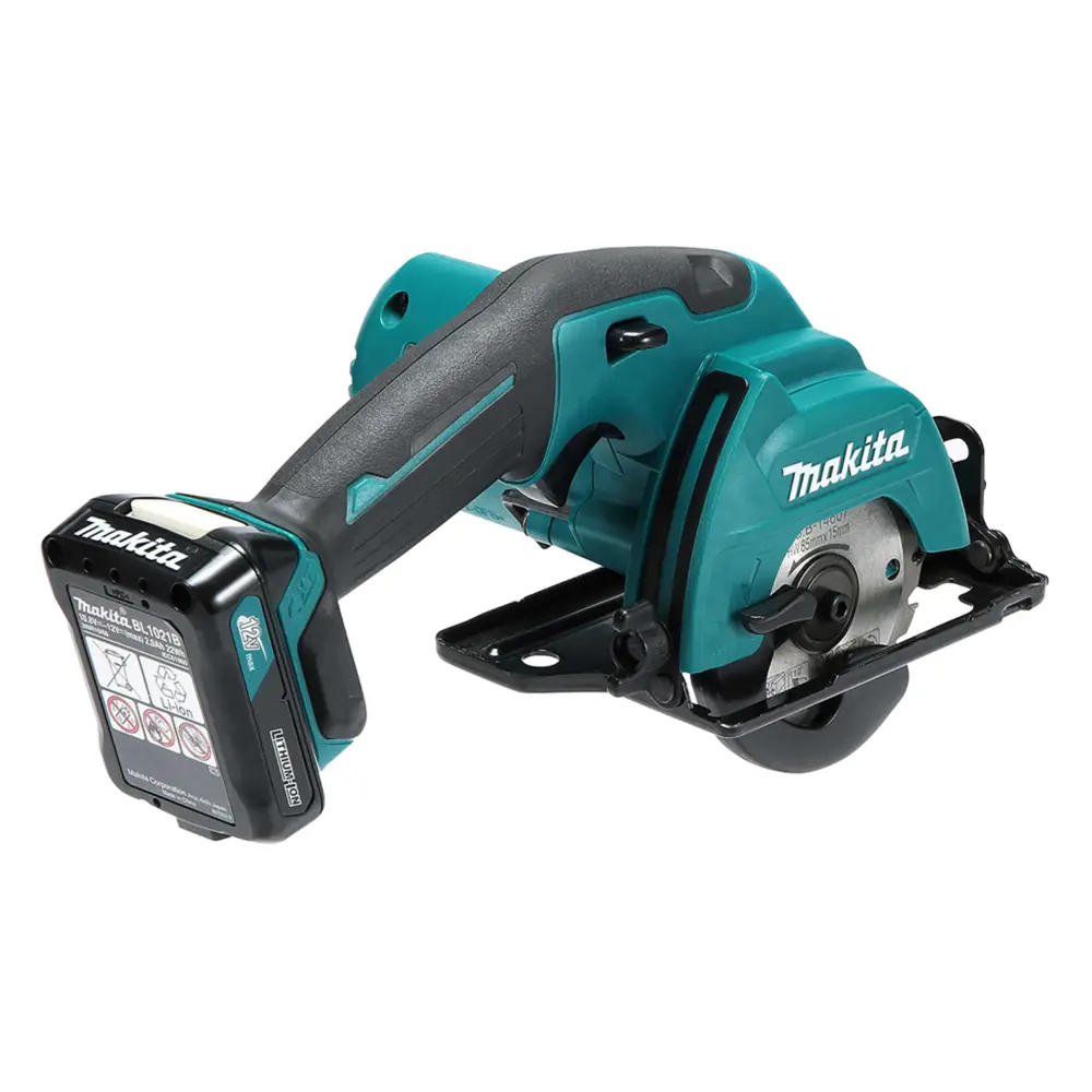Фото Пила циркулярная аккумуляторная Makita HS301DWAE 12 В Li-Ion 2x2 Ач, 85 мм Фото Пила циркулярная аккумуляторная Makita HS301DWAE 12 В Li-Ion 2x2 Ач, 85 мм