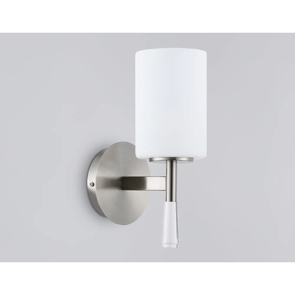 Фото 4 Настенный светильник Ambrella light High light Lh56255 цвет белый матовый/никель Фото 4 Настенный светильник Ambrella light High light Lh56255 цвет белый матовый/никель