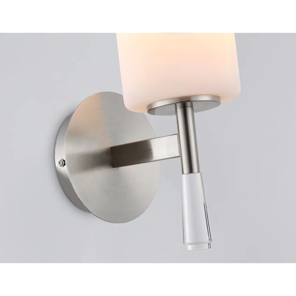 Фото 5 Настенный светильник Ambrella light High light Lh56255 цвет белый матовый/никель Фото 5 Настенный светильник Ambrella light High light Lh56255 цвет белый матовый/никель