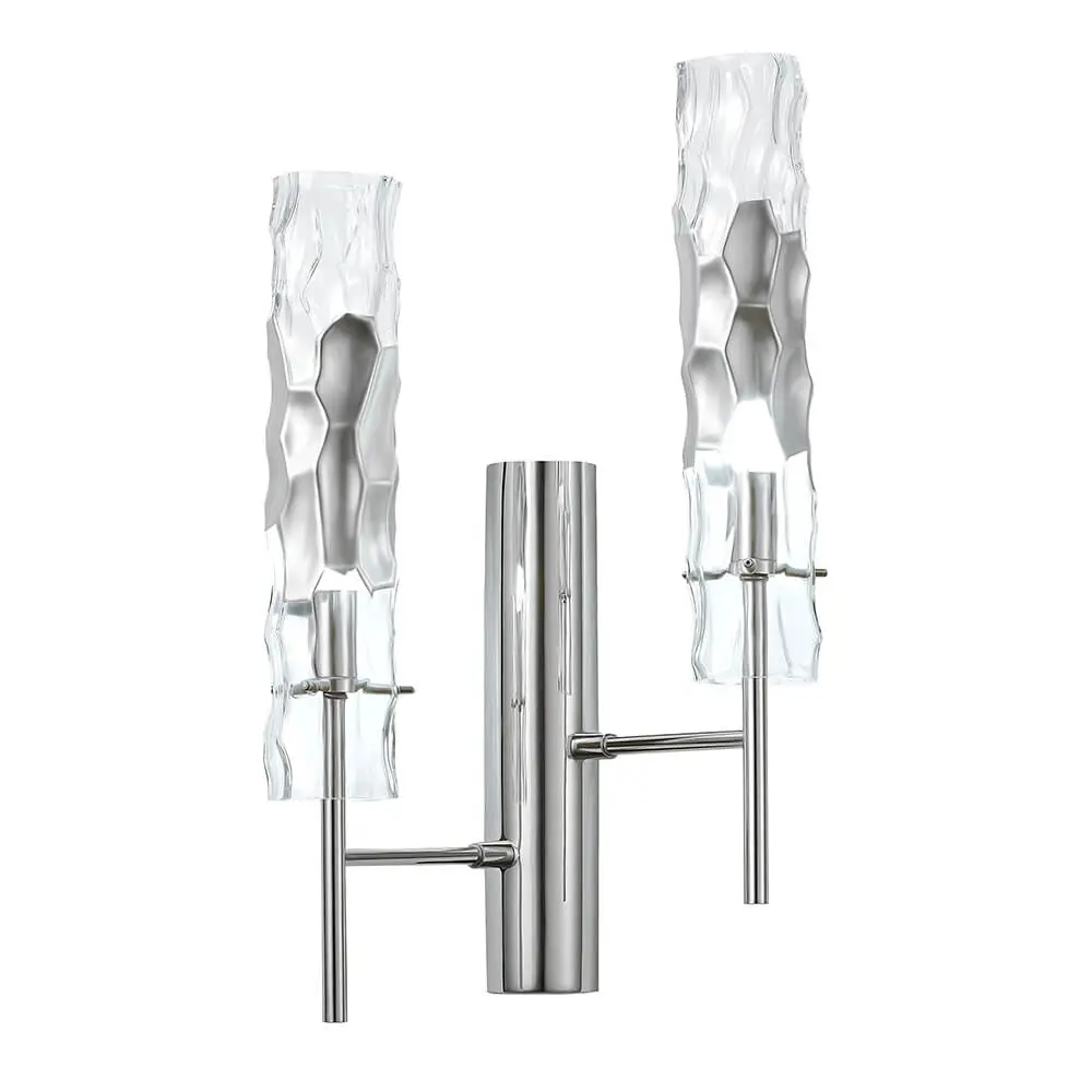 Фото Настенный светильник Crystal lux Primavera ap2 chrome цвет хром Фото Настенный светильник Crystal lux Primavera ap2 chrome цвет хром