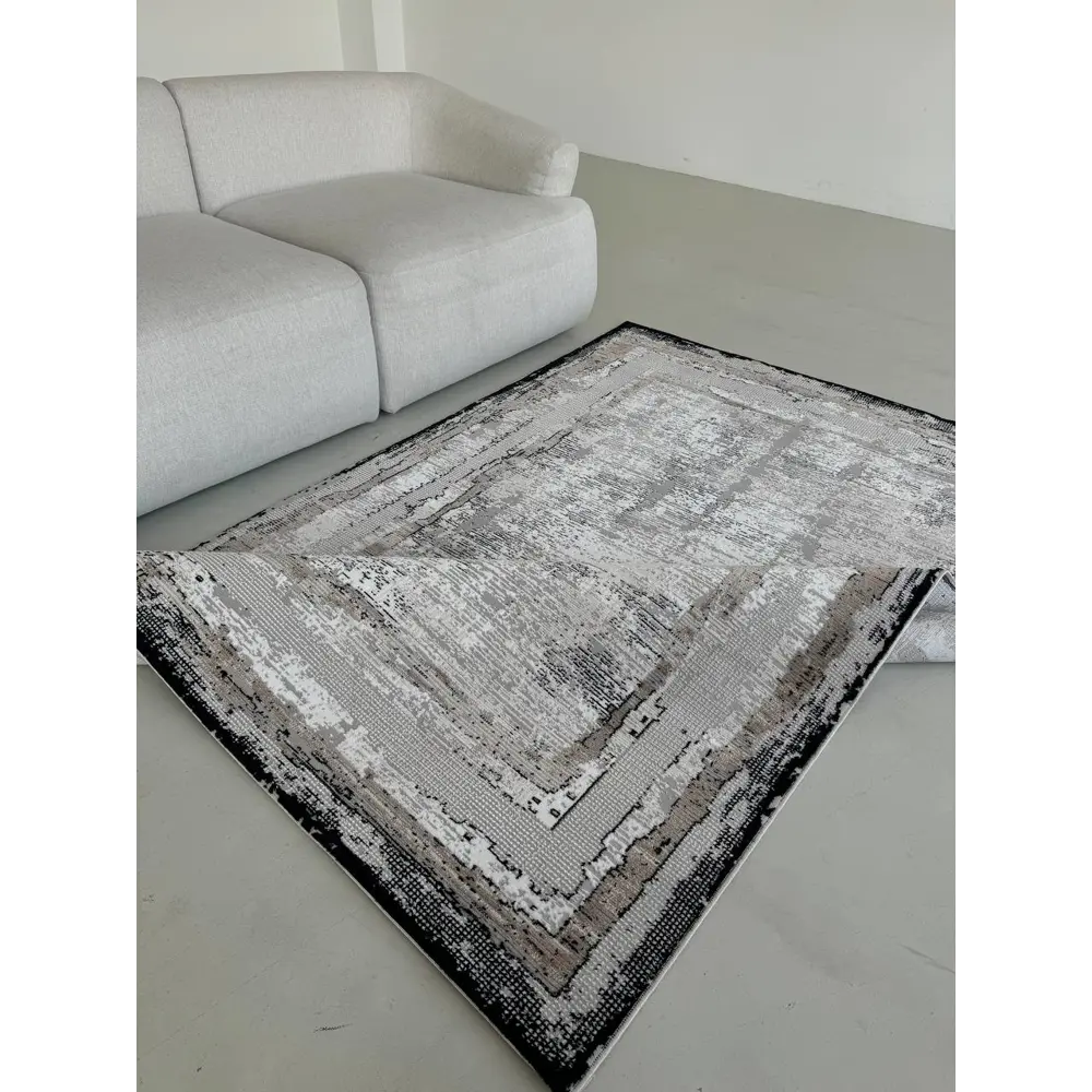 Фото 2 Ковер Laxmi Proxima Stan 4904Ivory/Grey 100x200 см полипропилен Фото 2 Ковер Laxmi Proxima Stan 4904Ivory/Grey 100x200 см полипропилен