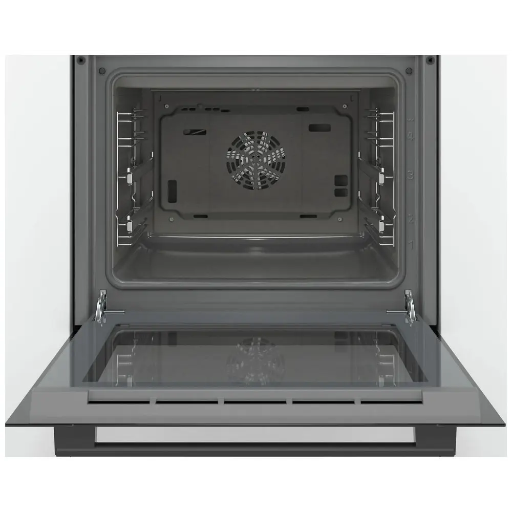 Фото 4 Встраиваемый духовой шкаф Bosch Serie|6 Hbj558Yb0Q 59.40x59.50x54.80 см цвет черный Фото 4 Встраиваемый духовой шкаф Bosch Serie|6 Hbj558Yb0Q 59.40x59.50x54.80 см цвет черный