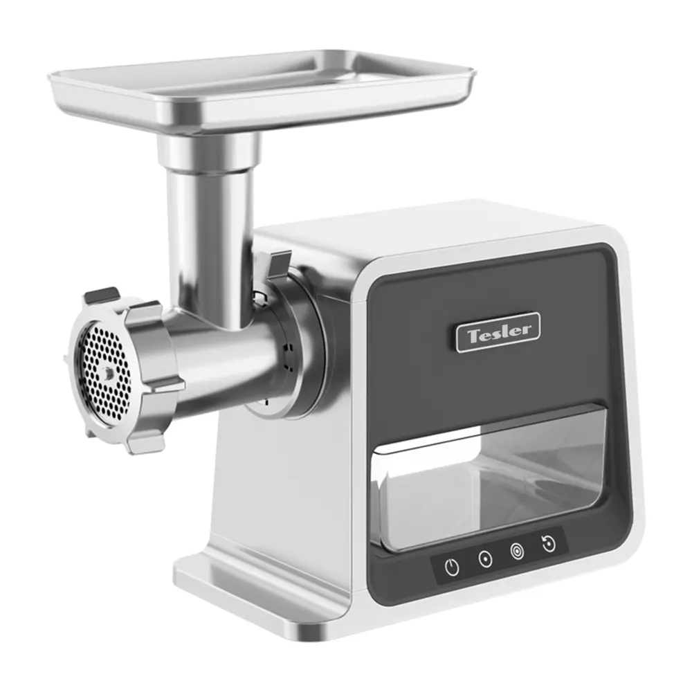 Фото Электрическая мясорубка Tesler MG-2002C DC 600 Вт цвет серебристый металлик Фото Электрическая мясорубка Tesler MG-2002C DC 600 Вт цвет серебристый металлик
