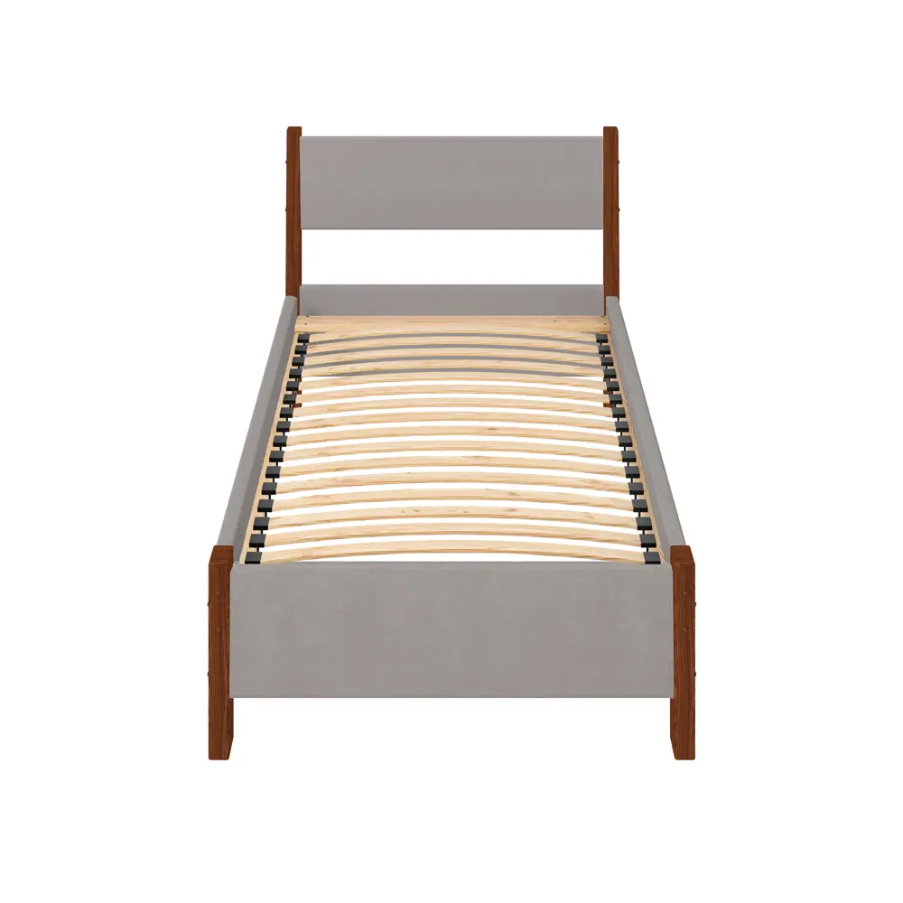 Фото 3 Кровать Solarius Мишка орто основание mkr-obiv-rs15-temd70-200-orto 80 x 80 x 210 см дерево цвет светло-серый/темный дуб Фото 3 Кровать Solarius Мишка орто основание mkr-obiv-rs15-temd70-200-orto 80 x 80 x 210 см дерево цвет светло-серый/темный дуб