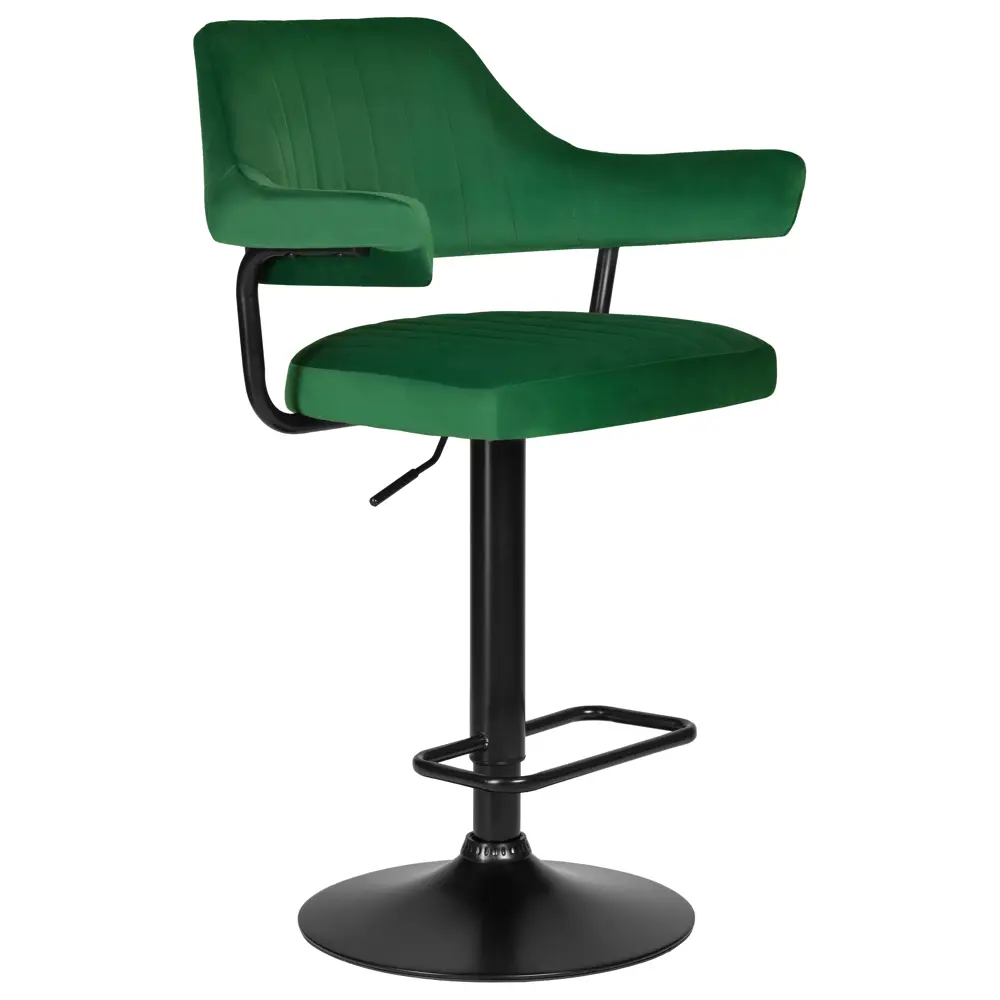 Фото 2 Барный стул Dobrin Charly black lm-5019 61x120x54 см цвет зеленый