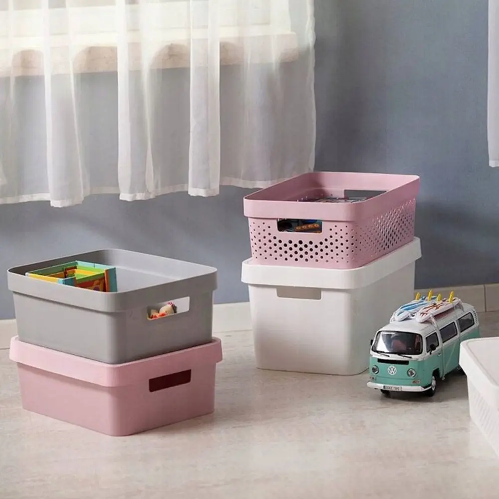 Фото 5 Корзинка для xранения вещей с крышкой Curver INFINITY 11 литров 36x27x14 см белый Фото 5 Корзинка для xранения вещей с крышкой Curver INFINITY 11 литров 36x27x14 см белый