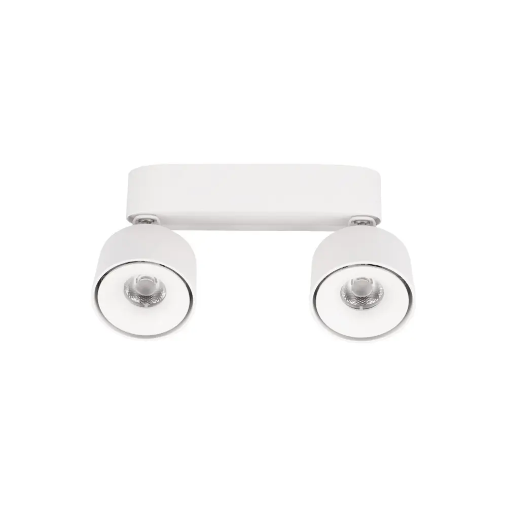 Фото 2 Светильник точечный накладной светодиодный Loft It Focus 10323-2a white 24 Вт холодный белый (голубой) свет цвет белый Фото 2 Светильник точечный накладной светодиодный Loft It Focus 10323-2a white 24 Вт холодный белый (голубой) свет цвет белый