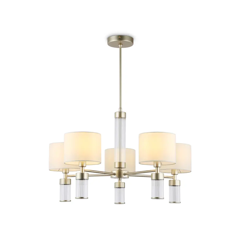 Фото Люстра подвесная Ambrella light High light Lh71301 5 ламп 20 м² цвет белый, золото Фото Люстра подвесная Ambrella light High light Lh71301 5 ламп 20 м² цвет белый, золото