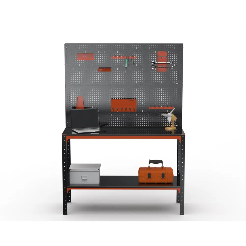 Фото 2 Стол-верстак Metalex Kit 204671 950x1700x500 мм, максимальная нагрузка до 260 кг Фото 2 Стол-верстак Metalex Kit 204671 950x1700x500 мм, максимальная нагрузка до 260 кг