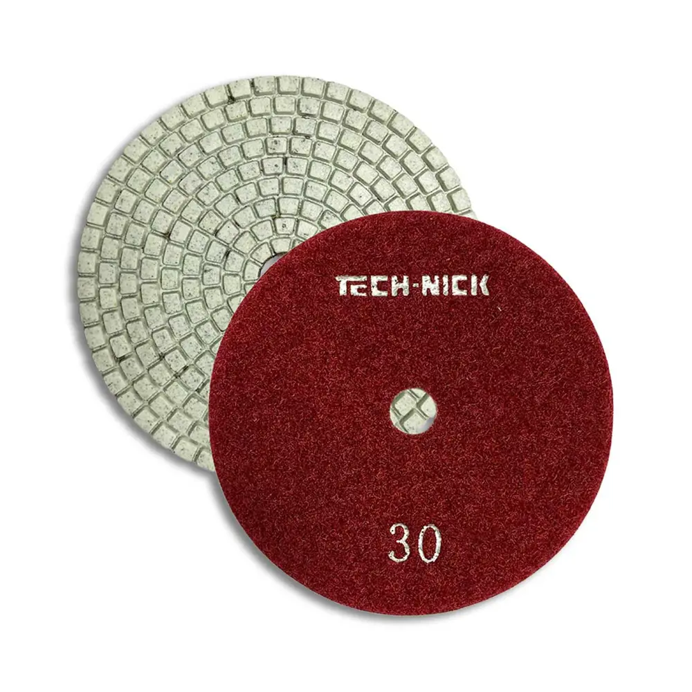 Фото Круг алмазный гибкий шлифовальный Tech-Nick White New 128.120.6741 P30 100 мм Фото Круг алмазный гибкий шлифовальный Tech-Nick White New 128.120.6741 P30 100 мм