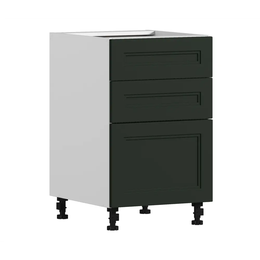 Фото Напольный шкаф Регина Столплит с ящиками 50x82x56 см МДФ цвет зеленый 3450500500148 Фото Напольный шкаф Регина Столплит с ящиками 50x82x56 см МДФ цвет зеленый 3450500500148