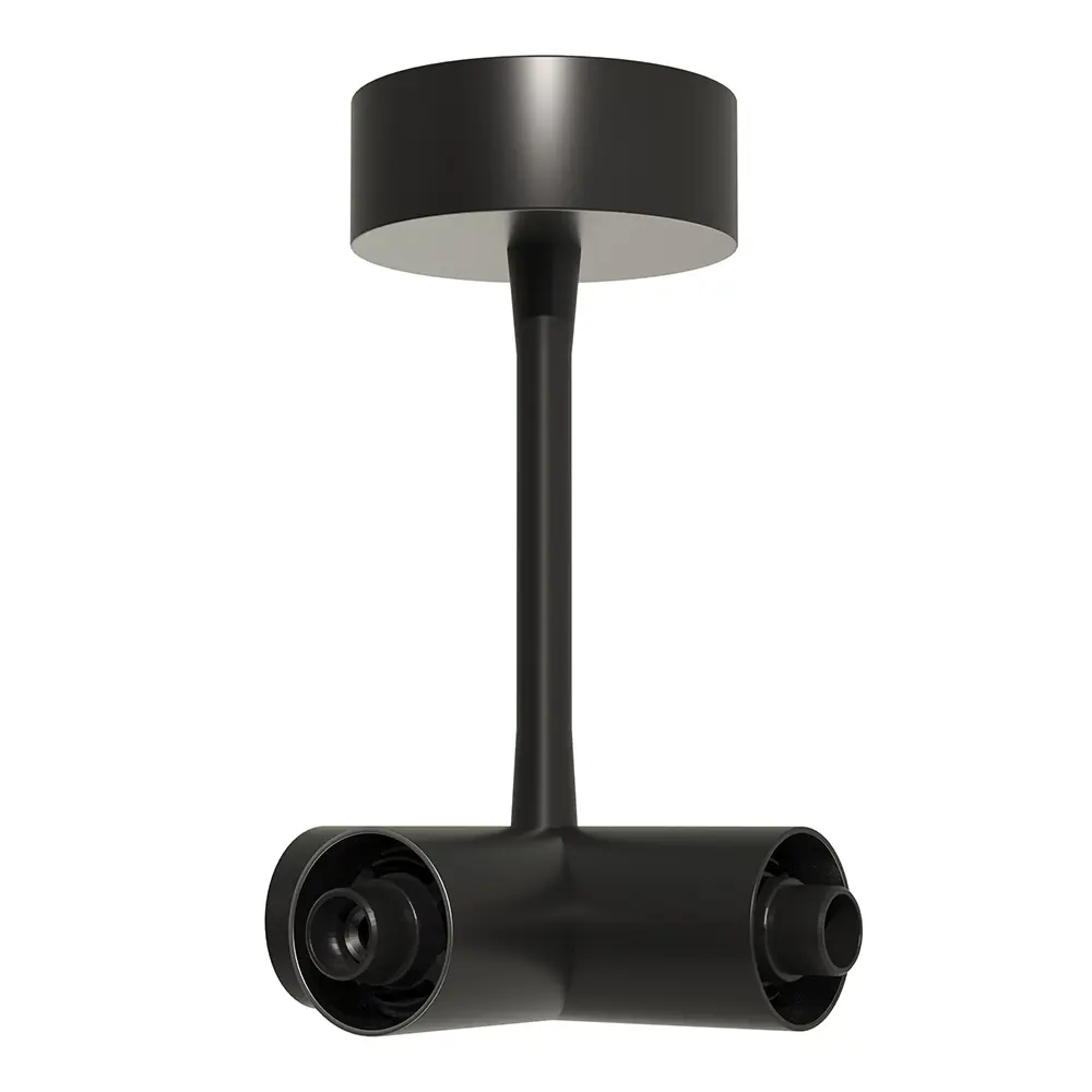 Фото 3 Коннектор St Luce St1602.459.00 т-образный жесткий для соединения трековых шинопроводов однофазный цвет черный