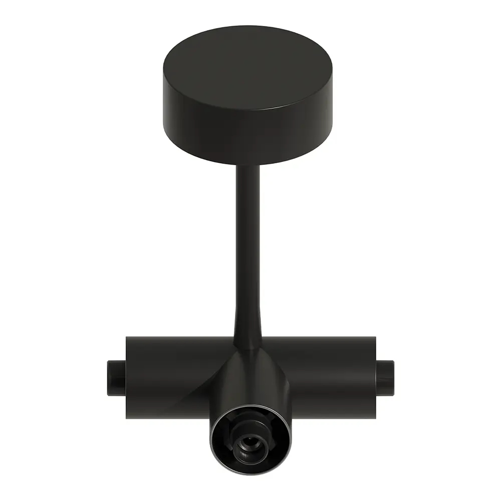 Фото 2 Коннектор St Luce St1602.459.00 т-образный жесткий для соединения трековых шинопроводов однофазный цвет черный