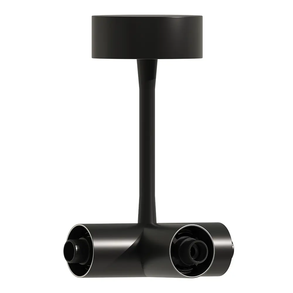 Фото Коннектор St Luce St1602.459.00 т-образный жесткий для соединения трековых шинопроводов однофазный цвет черный