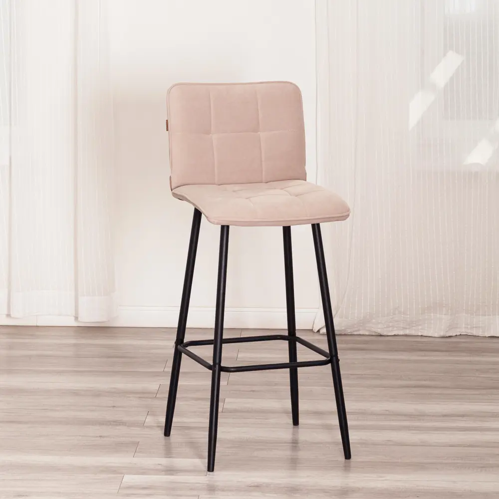 Фото Барный стул Tetchair Bari 24907 45x110 см цвет бежевый