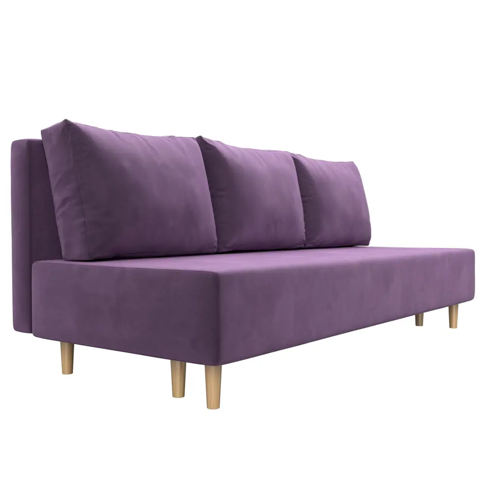 Фото 5 Диван прямой Лига-033 Лига диванов 121087 200x86x83 см микровельвет цвет сиреневый
