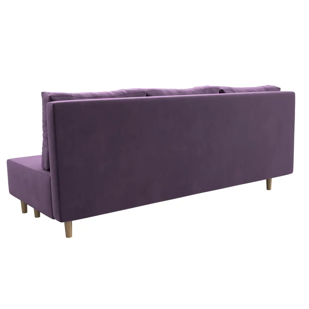 Фото 6 Диван прямой Лига-033 Лига диванов 121087 200x86x83 см микровельвет цвет сиреневый