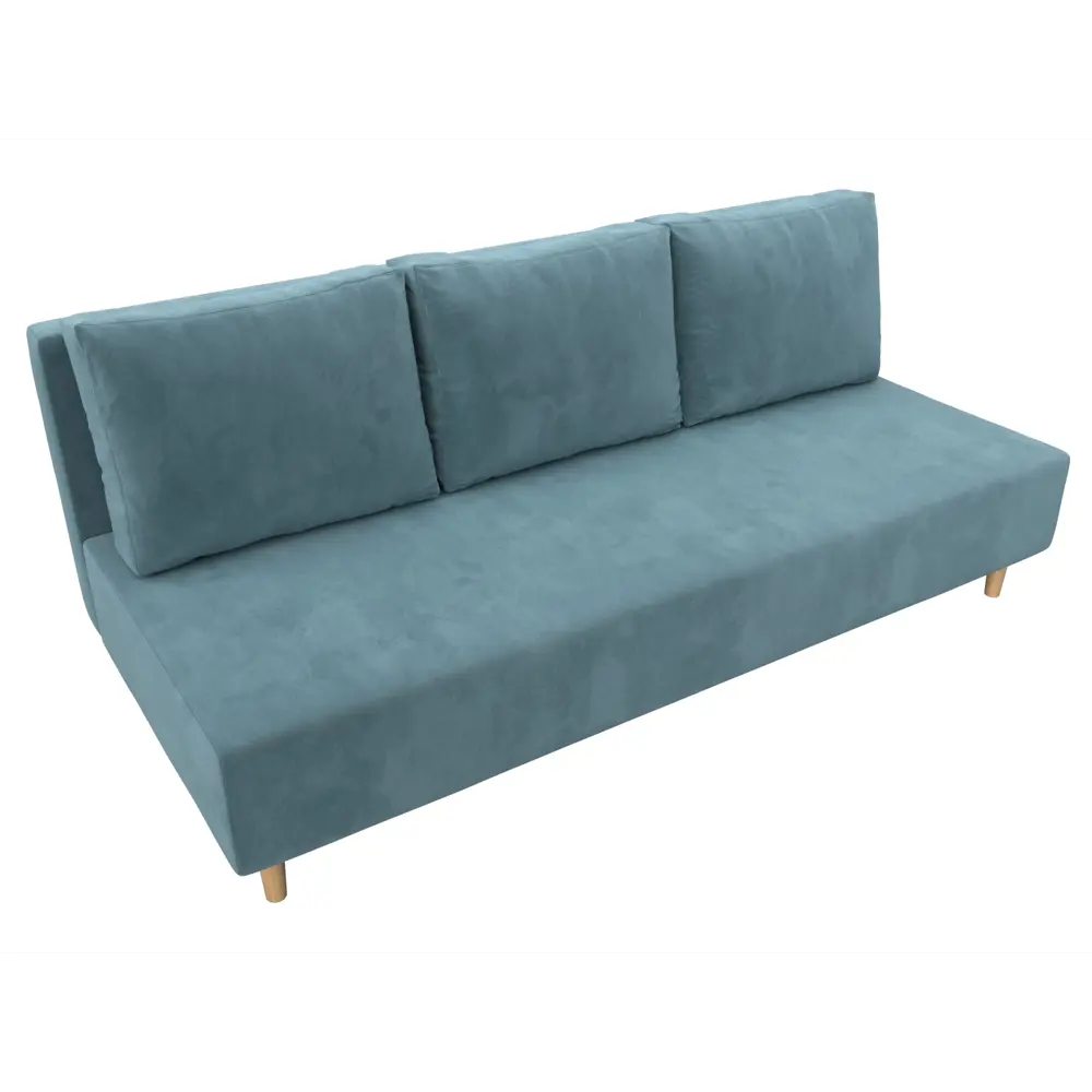 Фото 6 Диван прямой Лига-033 Лига диванов 121089 200x86x83 см велюр цвет бирюзовый