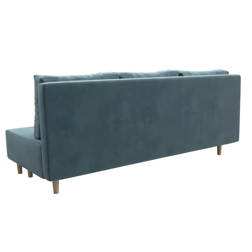 Фото 5 Диван прямой Лига-033 Лига диванов 121089 200x86x83 см велюр цвет бирюзовый