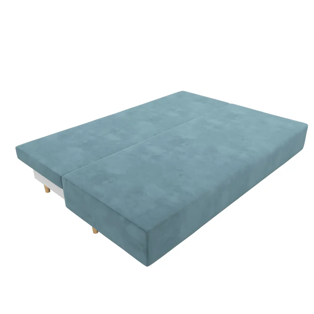 Фото 8 Диван прямой Лига-033 Лига диванов 121089 200x86x83 см велюр цвет бирюзовый