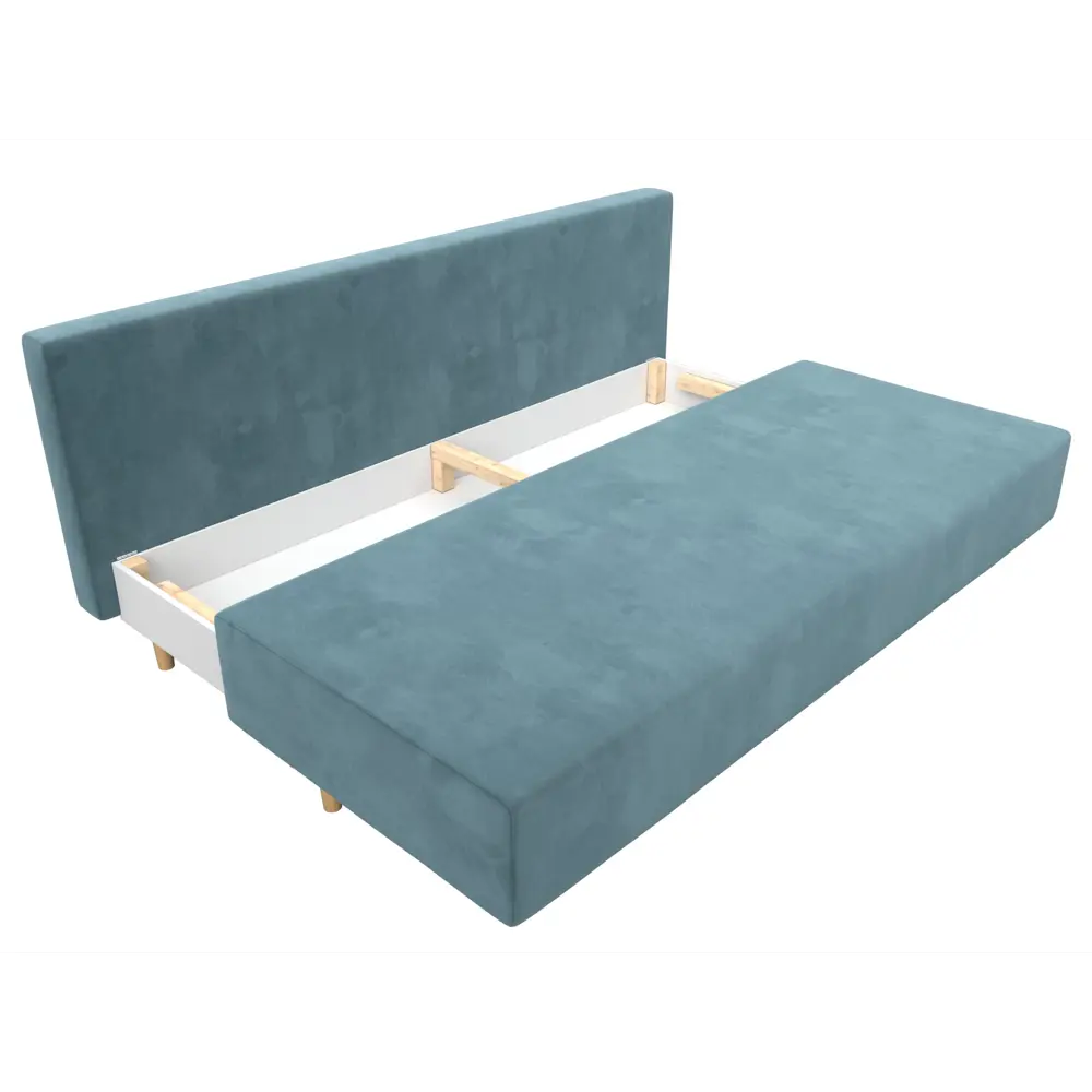 Фото 7 Диван прямой Лига-033 Лига диванов 121089 200x86x83 см велюр цвет бирюзовый