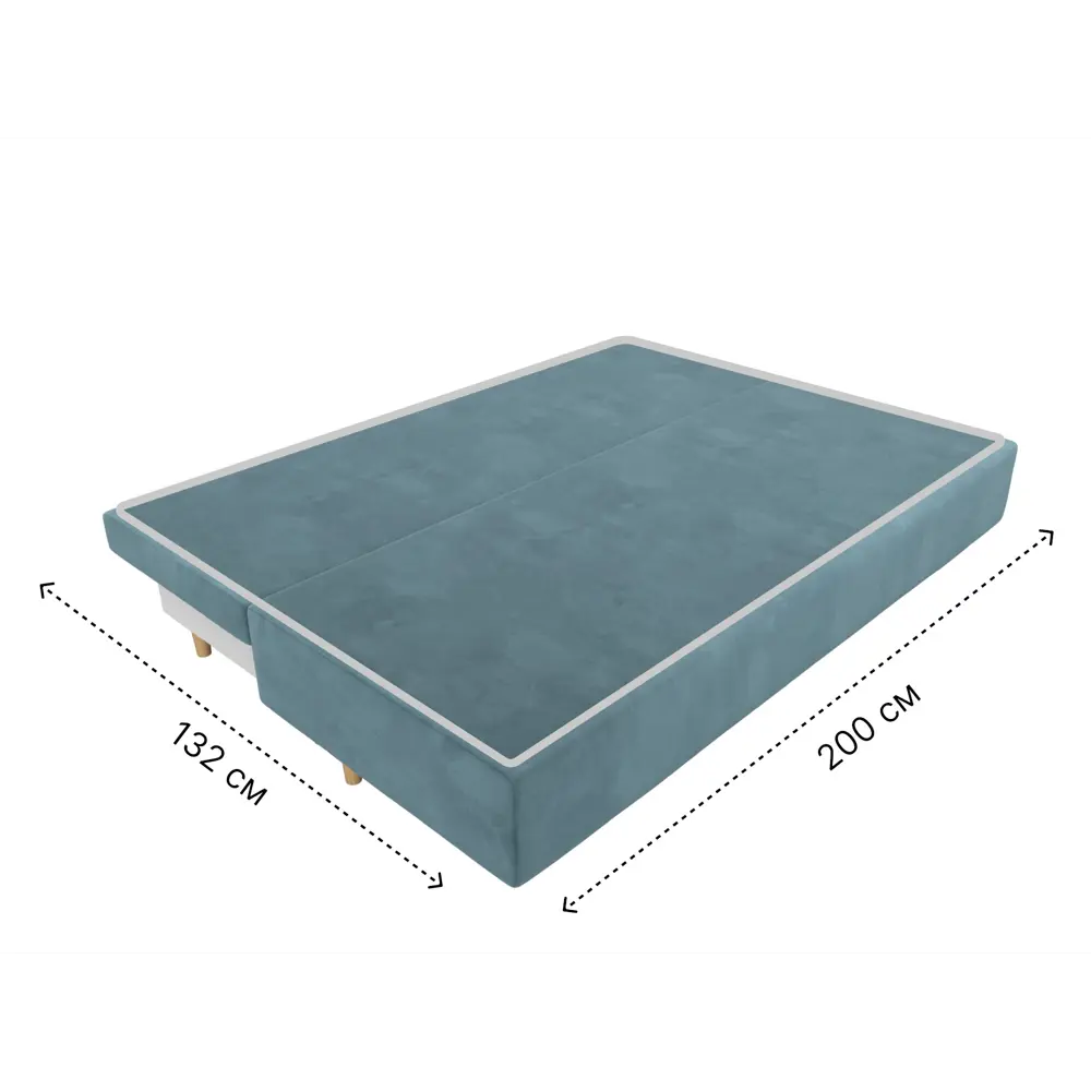 Фото 10 Диван прямой Лига-033 Лига диванов 121089 200x86x83 см велюр цвет бирюзовый