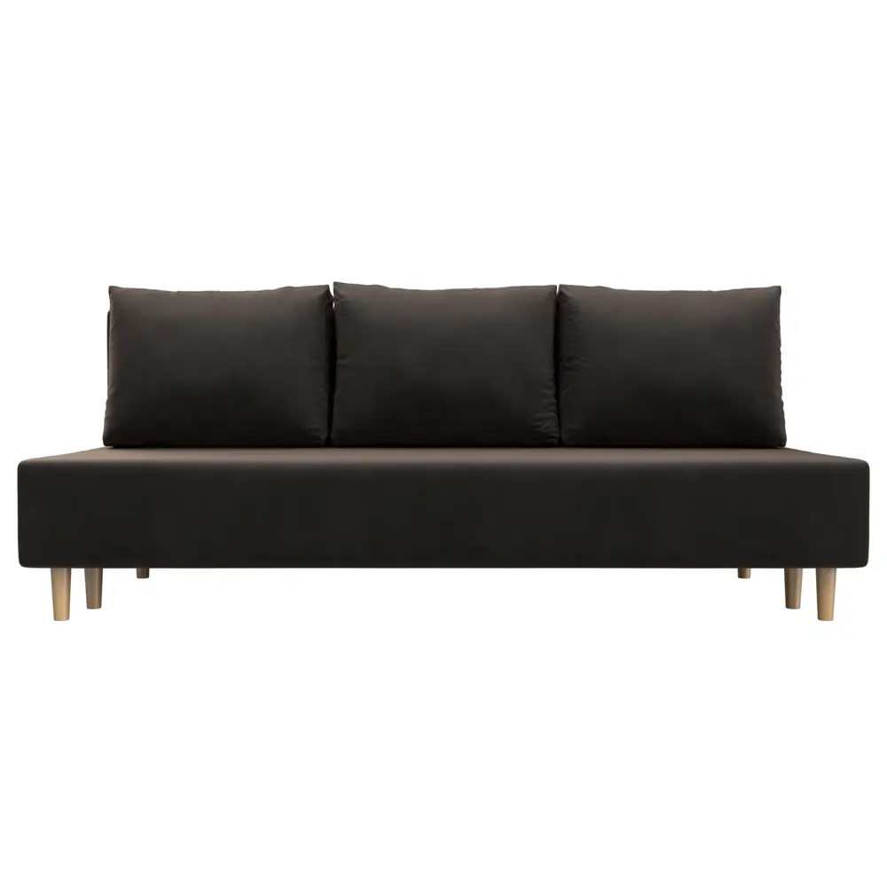 Фото 2 Диван прямой Лига-033 Лига диванов 121092 200x86x83 см велюр цвет коричневый