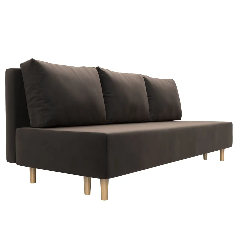 Фото 4 Диван прямой Лига-033 Лига диванов 121092 200x86x83 см велюр цвет коричневый