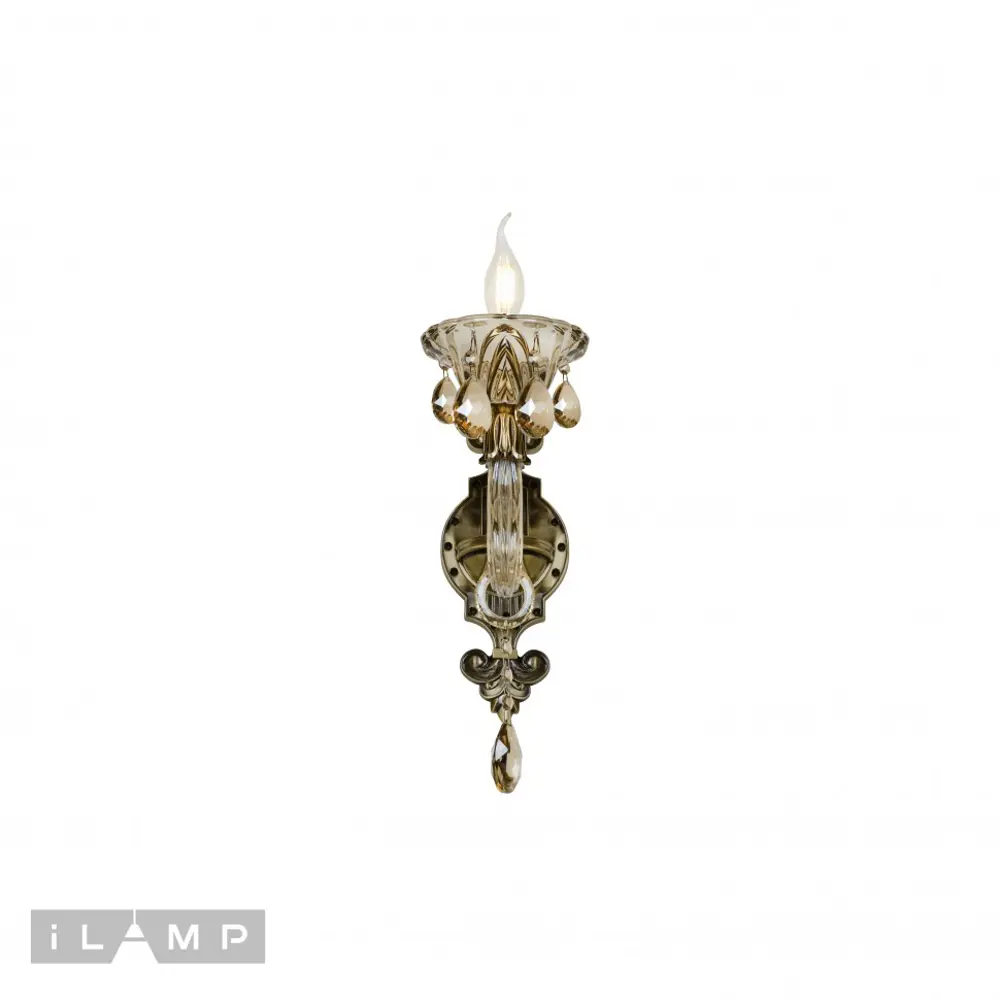 Фото 3 Настенный светильник Ilamp Asia 61082_1 br цвет бронза Фото 3 Настенный светильник Ilamp Asia 61082_1 br цвет бронза