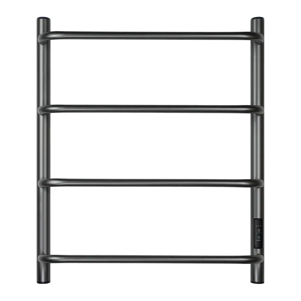 Фото 2 Полотенцесушитель электрический Primoclima Step E Graphite 150x600 мм 95 Вт с терморегулятором лесенка цвет графитовый матовый Фото 2 Полотенцесушитель электрический Primoclima Step E Graphite 150x600 мм 95 Вт с терморегулятором лесенка цвет графитовый матовый