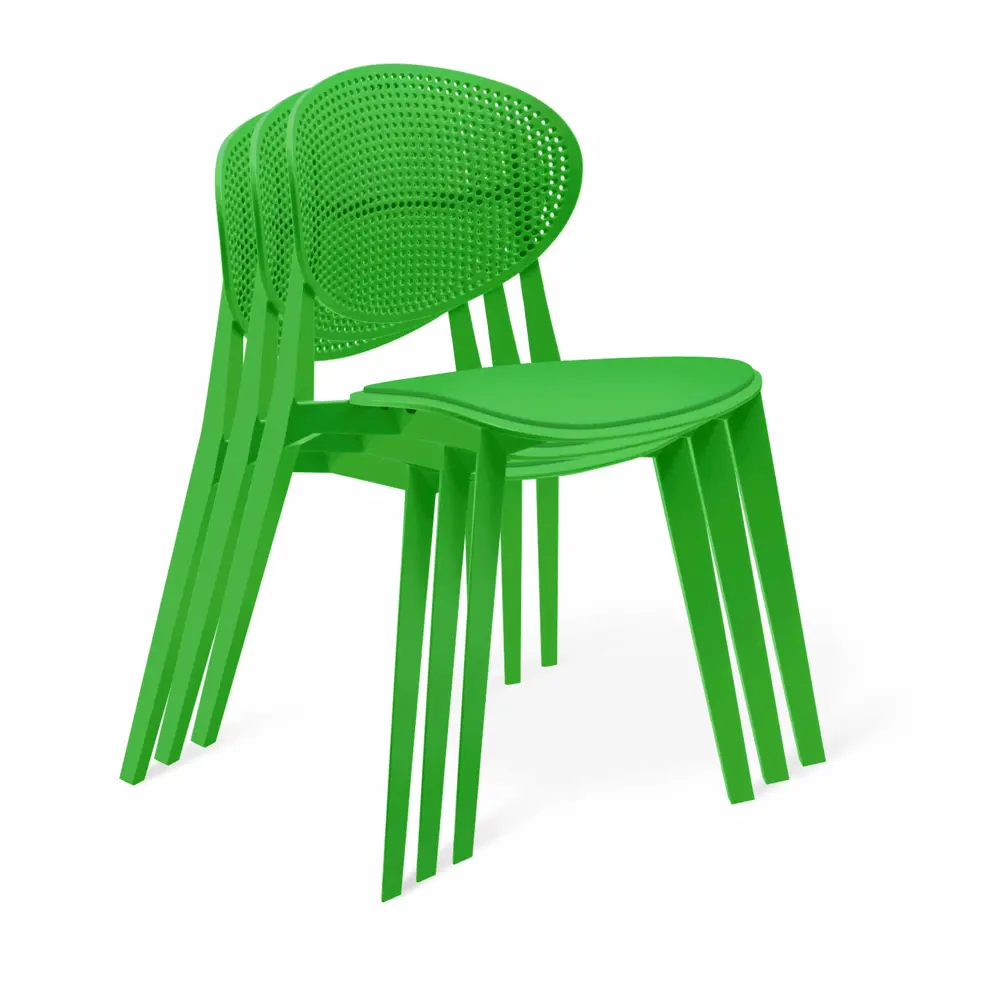Фото Стул Sheffilton 4554898404 44x83x56 см полипропилен цвет Зеленый