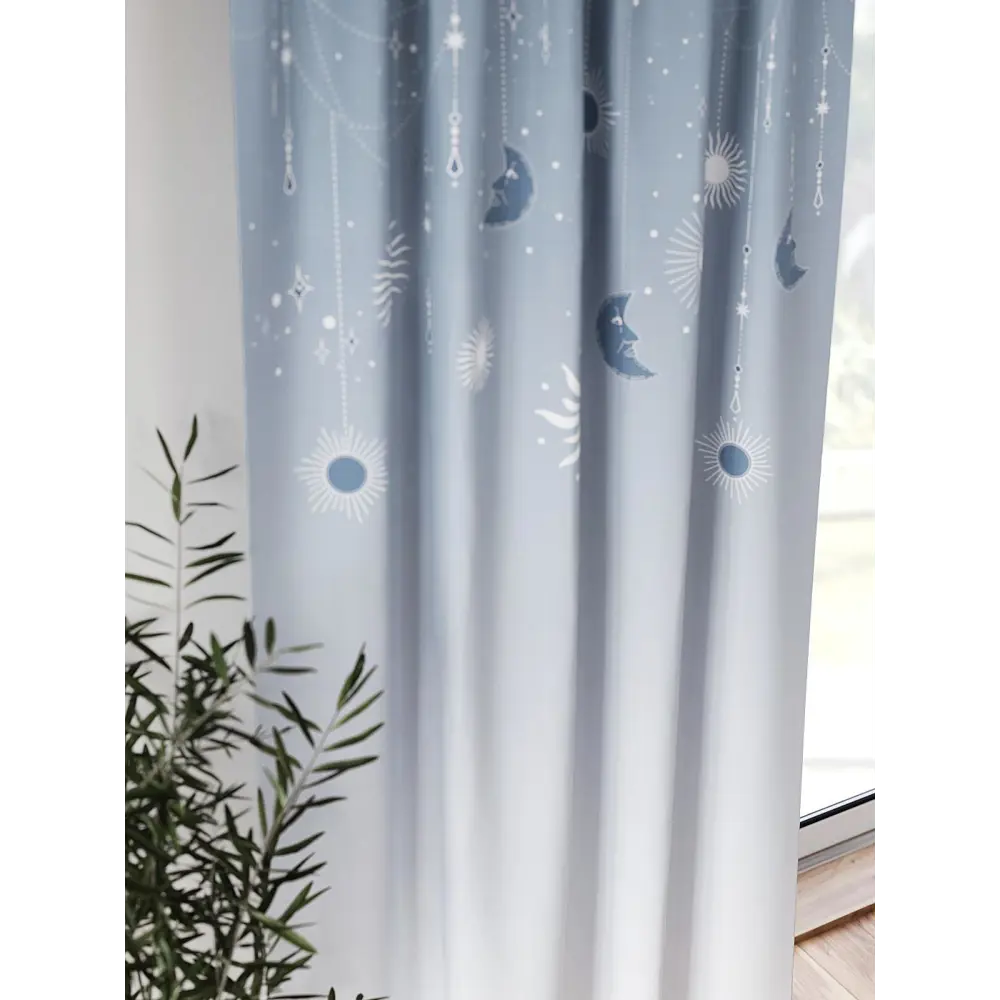 Фото 4 Штора блэкаут на шторной ленте Comfy Way Флонтос - 120 CW594120-260, 260x150 см, цвет голубой Фото 4 Штора блэкаут на шторной ленте Comfy Way Флонтос - 120 CW594120-260, 260x150 см, цвет голубой