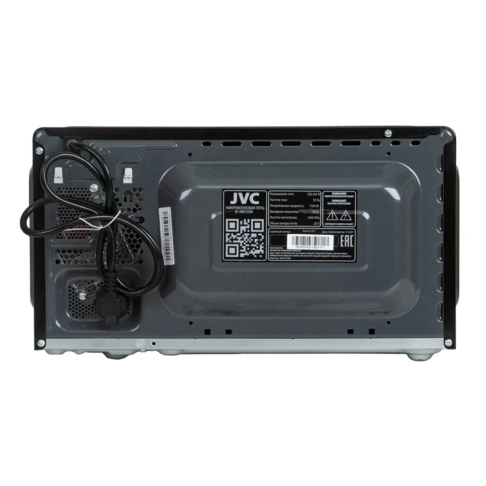Фото 9 Отдельностоящая микроволновая печь Jvc JK-MW130M 20 л 44.5x24x36.5 см цвет черный Фото 9 Отдельностоящая микроволновая печь Jvc JK-MW130M 20 л 44.5x24x36.5 см цвет черный