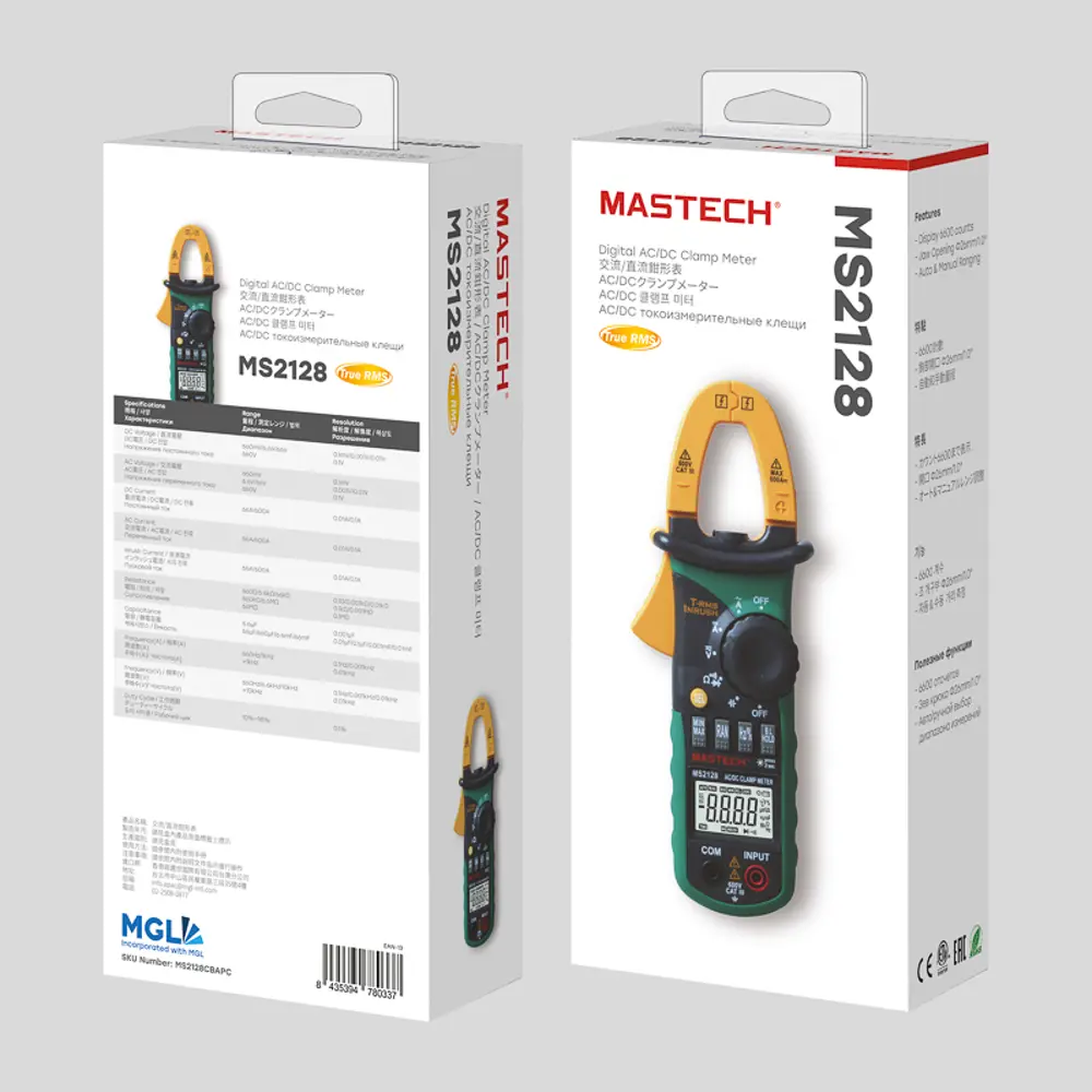 Фото 2 Токовые клещи Mastech MS2128 Фото 2 Токовые клещи Mastech MS2128
