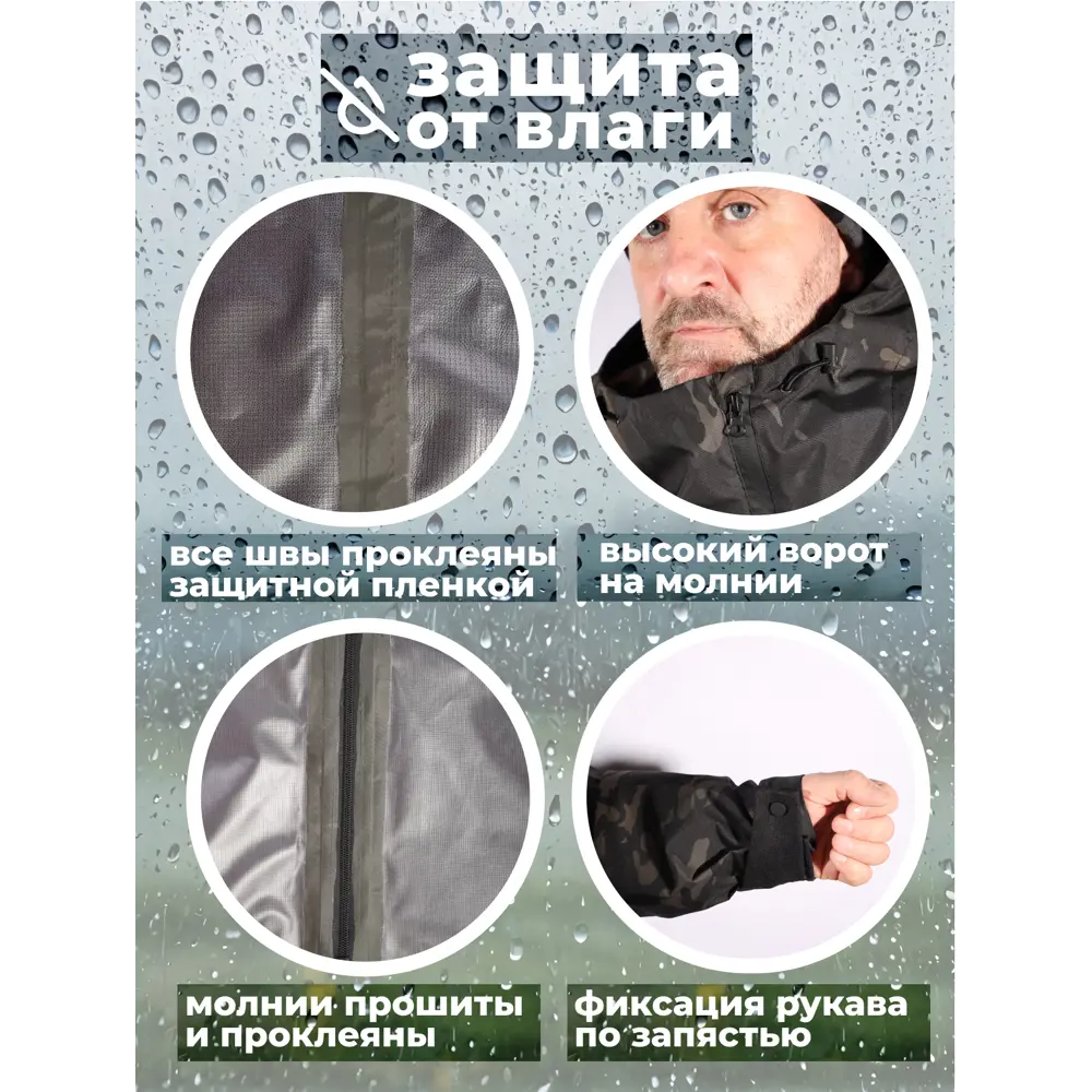 Фото 5 Плащ-дождевик Фабрика зонт Форест цвет темный мультикам размер 48-52 Фото 5 Плащ-дождевик Фабрика зонт Форест цвет темный мультикам размер 48-52