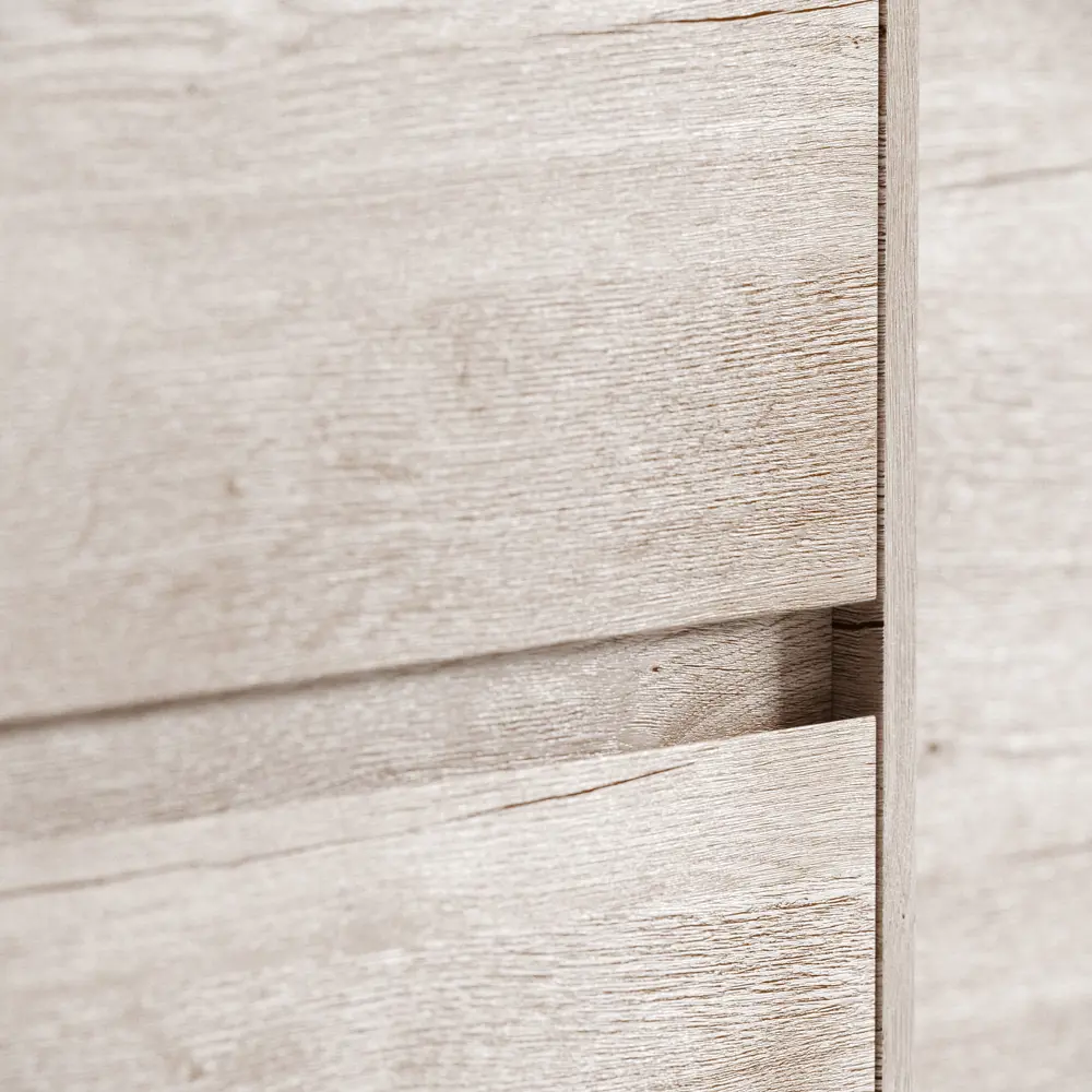 Фото Тумба подвесная SANCOS Libra LB12-1EG 119x45x50 c двумя ящиками оснащенными доводчиками, дуб галифакс натуральный