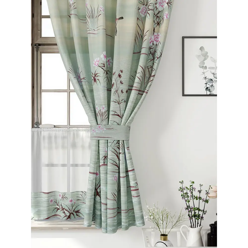 Фото 5 Комплект штор Comfy way CW705156-160 на шторной ленте 160x150 см цвет разноцветный Фото 5 Комплект штор Comfy way CW705156-160 на шторной ленте 160x150 см цвет разноцветный