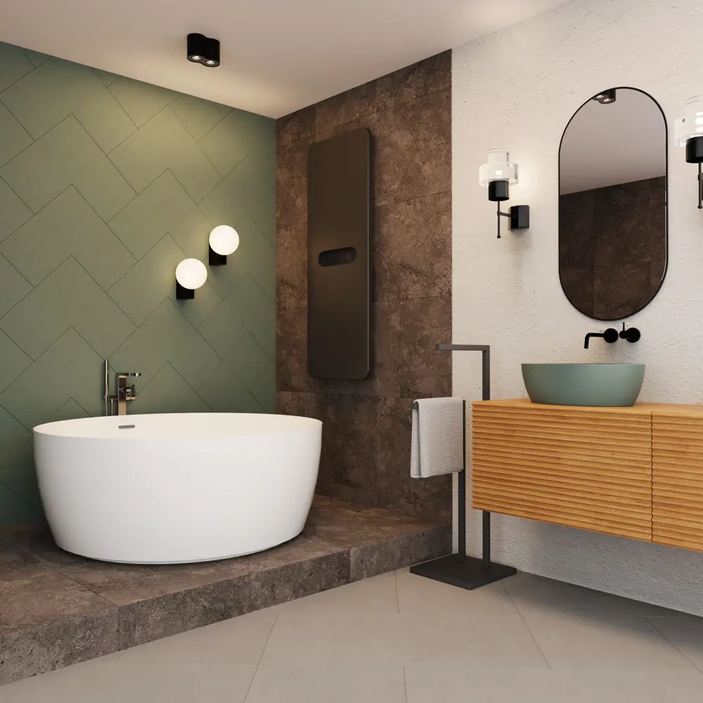 Фото 7 Ванна отдельностоящая Wellsee Pour Plus 237101001 акриловая 150x150 см с ножками, экраном и сливом-переливом Фото 7 Ванна отдельностоящая Wellsee Pour Plus 237101001 акриловая 150x150 см с ножками, экраном и сливом-переливом