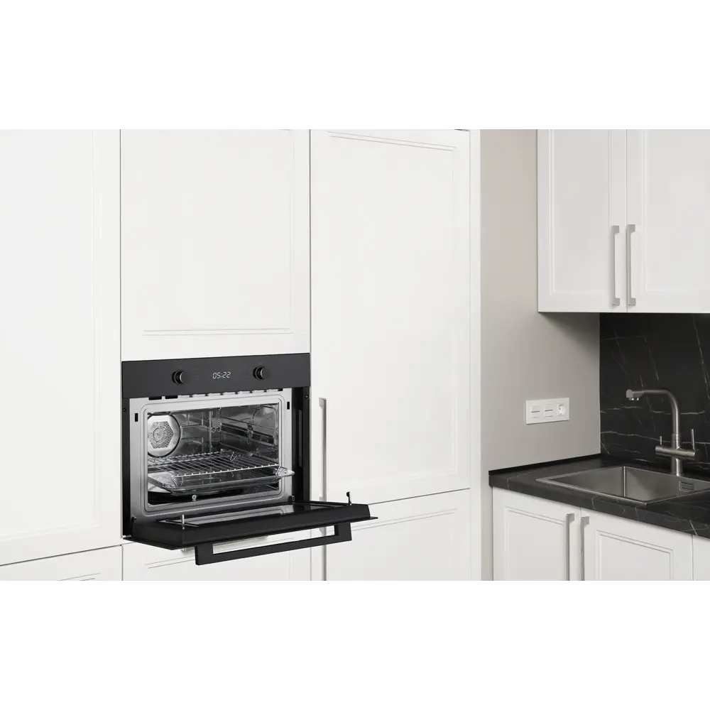 Фото 7 Встраиваемый духовой шкаф Weissgauff 449 Pdb Black Edition 59.50x45.40x56.80 см цвет черный Фото 7 Встраиваемый духовой шкаф Weissgauff 449 Pdb Black Edition 59.50x45.40x56.80 см цвет черный