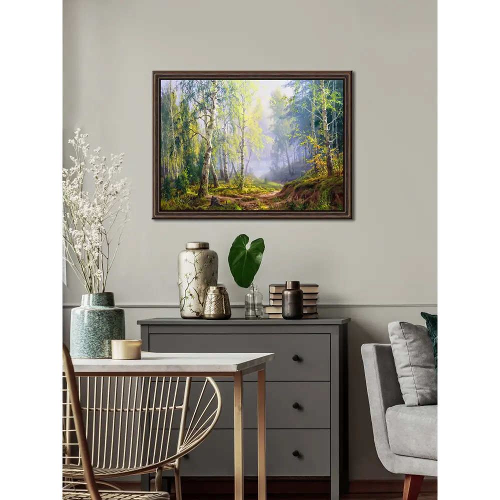 Фото 7 Картина в раме Grafis-art Утро в березовом лесу 59x79 см Фото 7 Картина в раме Grafis-art Утро в березовом лесу 59x79 см