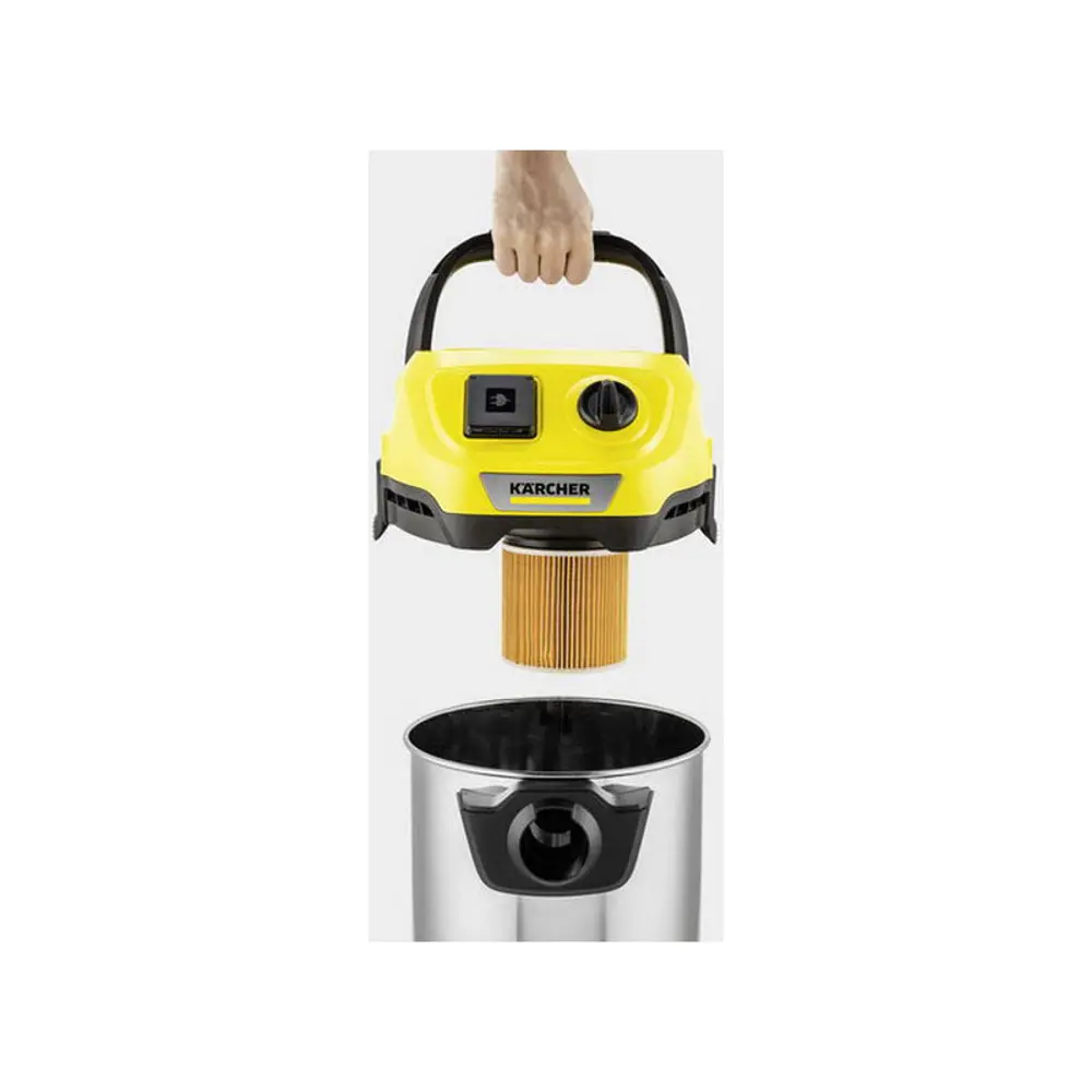 Фото 3 Пылесос строительный Karcher WD 3 P S V-17/4/20 417129, 1000 Вт, 17 л Фото 3 Пылесос строительный Karcher WD 3 P S V-17/4/20 417129, 1000 Вт, 17 л