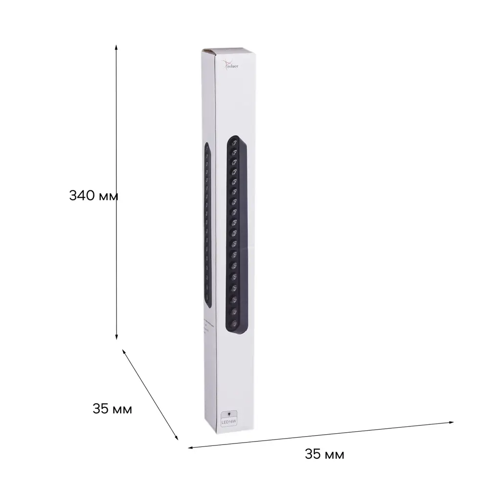 Фото 4 Трековый светильник линейный светодиодный Reluce 13002-9.3-001ur magnetic led16w bk 12 Вт однофазный нейтральный белый свет цвет черный Фото 4 Трековый светильник линейный светодиодный Reluce 13002-9.3-001ur magnetic led16w bk 12 Вт однофазный нейтральный белый свет цвет черный