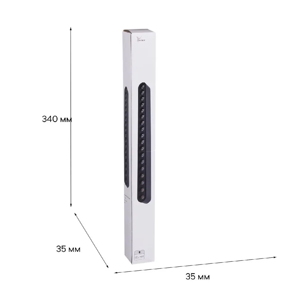Фото 3 Трековый светильник линейный светодиодный Reluce 13002-9.3-001ur magnetic led16w bk 12 Вт однофазный нейтральный белый свет цвет черный Фото 3 Трековый светильник линейный светодиодный Reluce 13002-9.3-001ur magnetic led16w bk 12 Вт однофазный нейтральный белый свет цвет черный